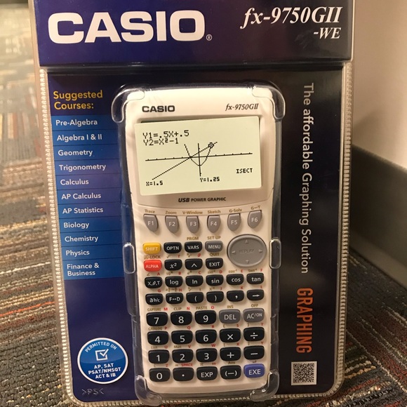 Casio Office Casio Fx975gii 0digit Graphic Calculator Poshmark